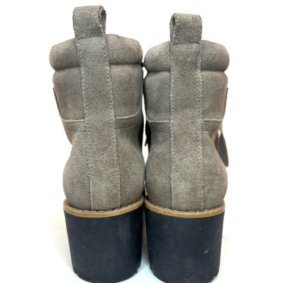 Caslon Jadey Water Resistant Bootie in Taupe Suede | 6M - Picture 4 of 7